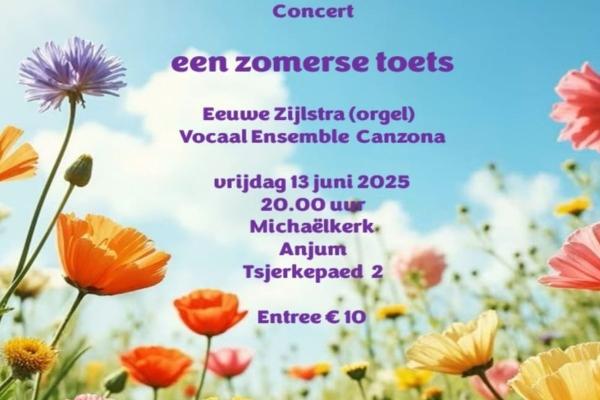 Concert met een zomerse toets