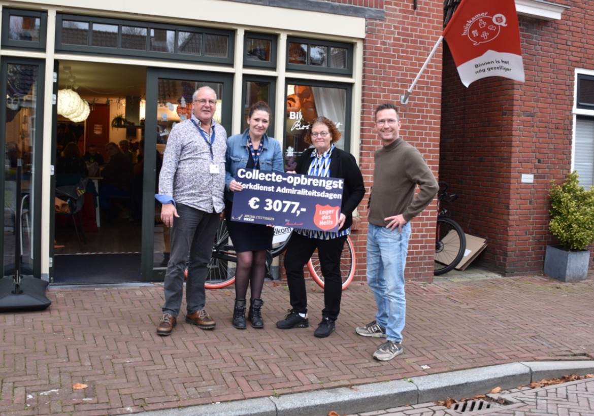 Collecte Admiraliteitsdagen levert €3.077,- op voor Bij Bosshardt