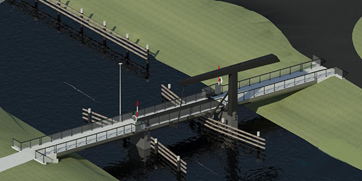 College: grijze fietsbrug bij Dongeradyk en niet bij Stern