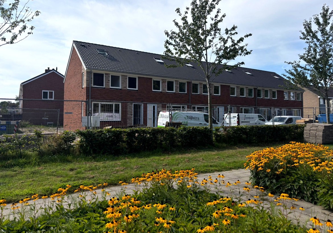 90 nieuwbouwwoningen Fonteinslanden vorderen gestaag