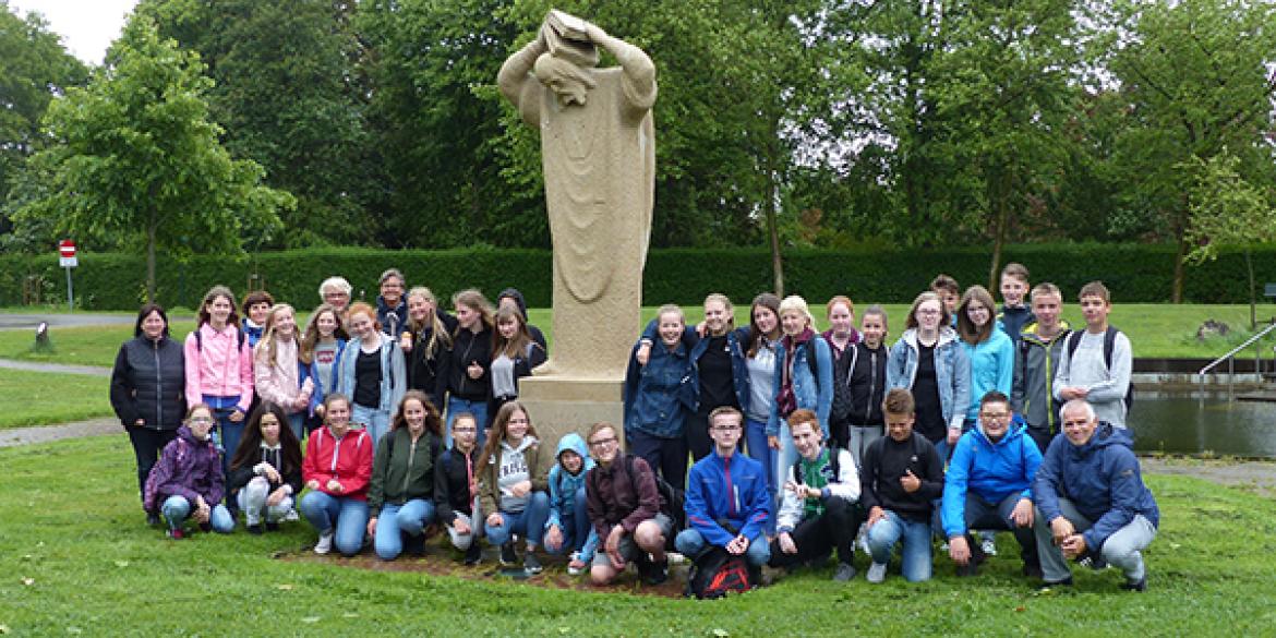 Duitse leerlingen op bezoek in Dokkum